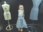 12 inch antique prairie doll skirt
